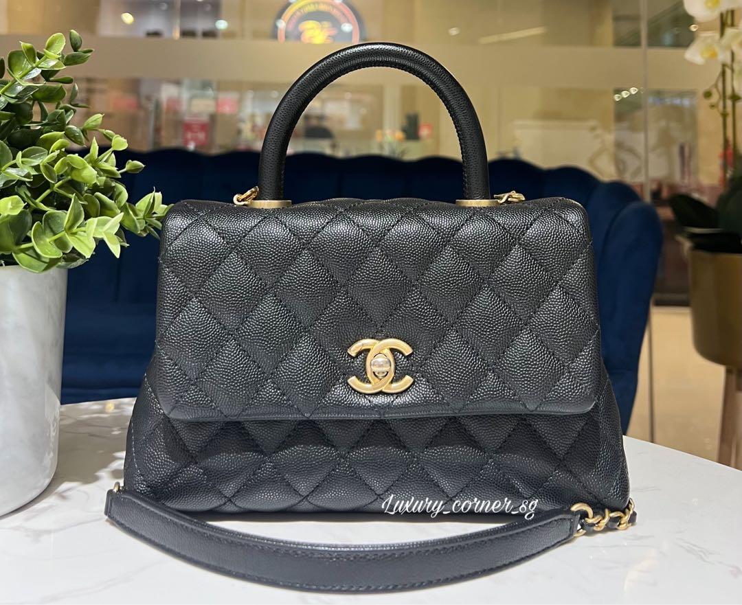 Chanel Coco Handle Small Mini Black Caviar Ghw Luxury Bags Wallets On Carousell