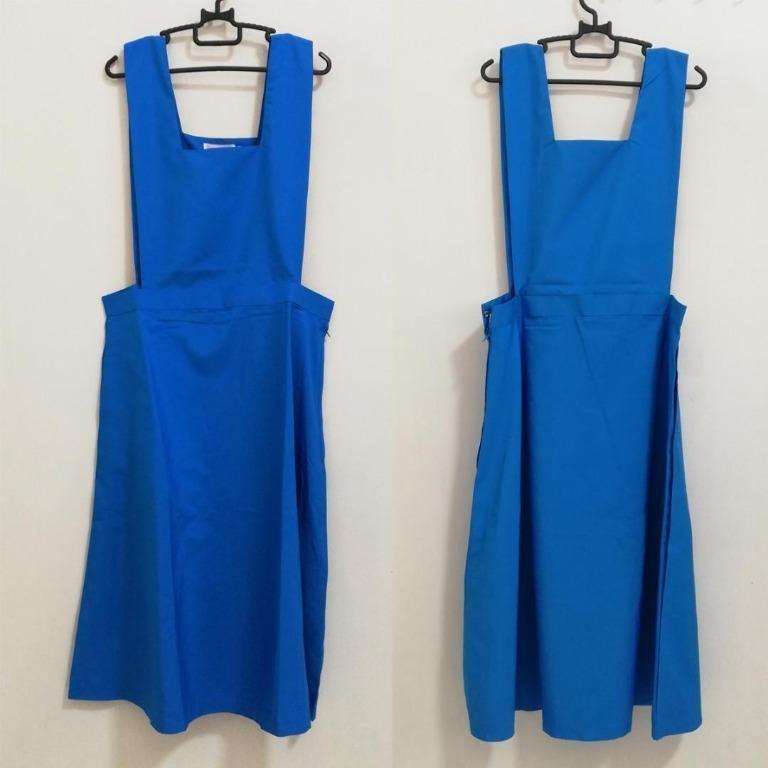 Blue school deals pinafore dress