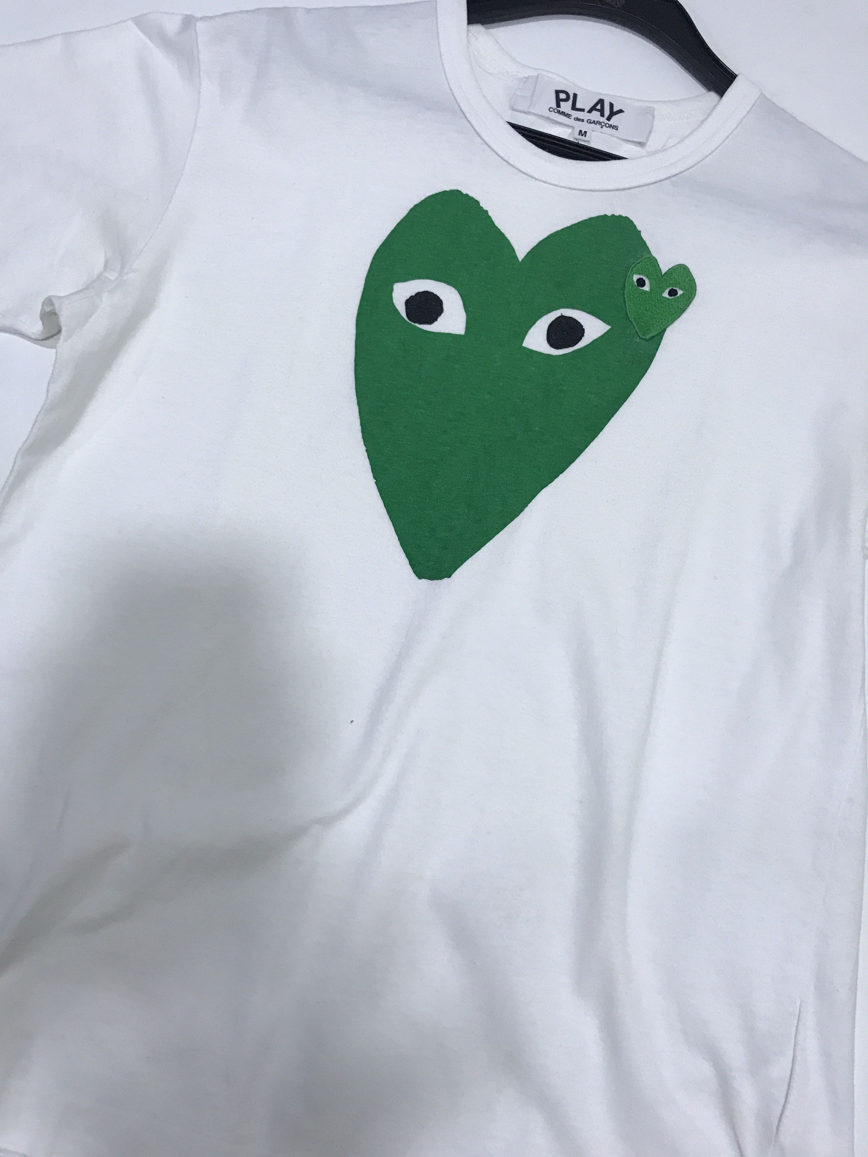 cdg green heart