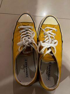 Converse 1970 Chuck Taylor All Star'70 新製 黃色 低筒 帆布鞋 162063C