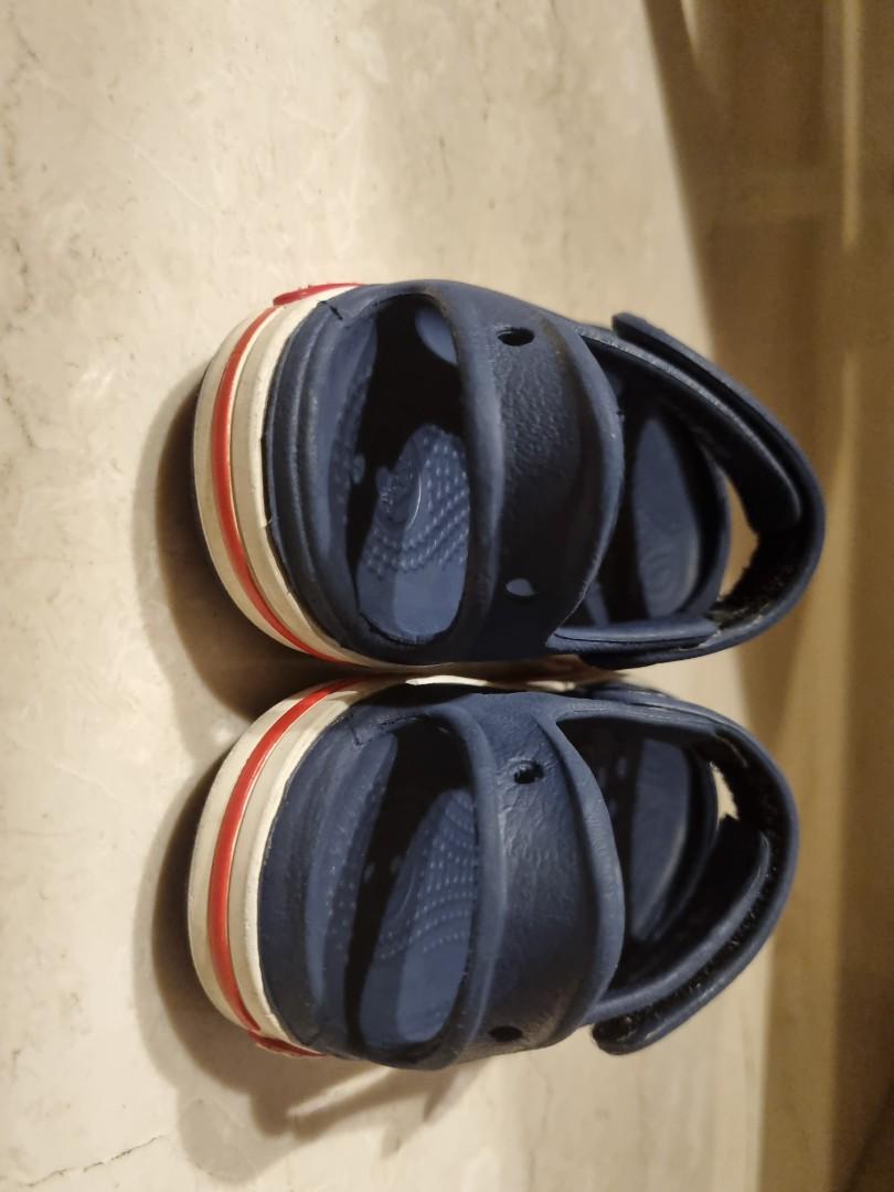 Crocs Pre School Kid s Crocband II Sandal Navy White Bayi