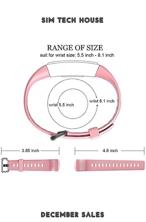 DISCOUNT Flenco Replacement Strap For ID152 ID152HR Fitness Tracker Replacement Band For ID152 ID152HR Fitness Watch Activity Tracker Smart Bracelet Pedometer Sleep Monitor Step Counter Mobile Phones ...
