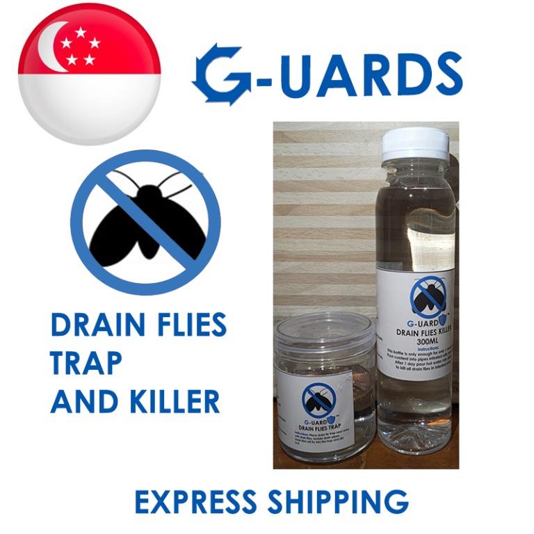 Drain flies killer and trap GUARDS, Furniture & Home Living, Cleaning