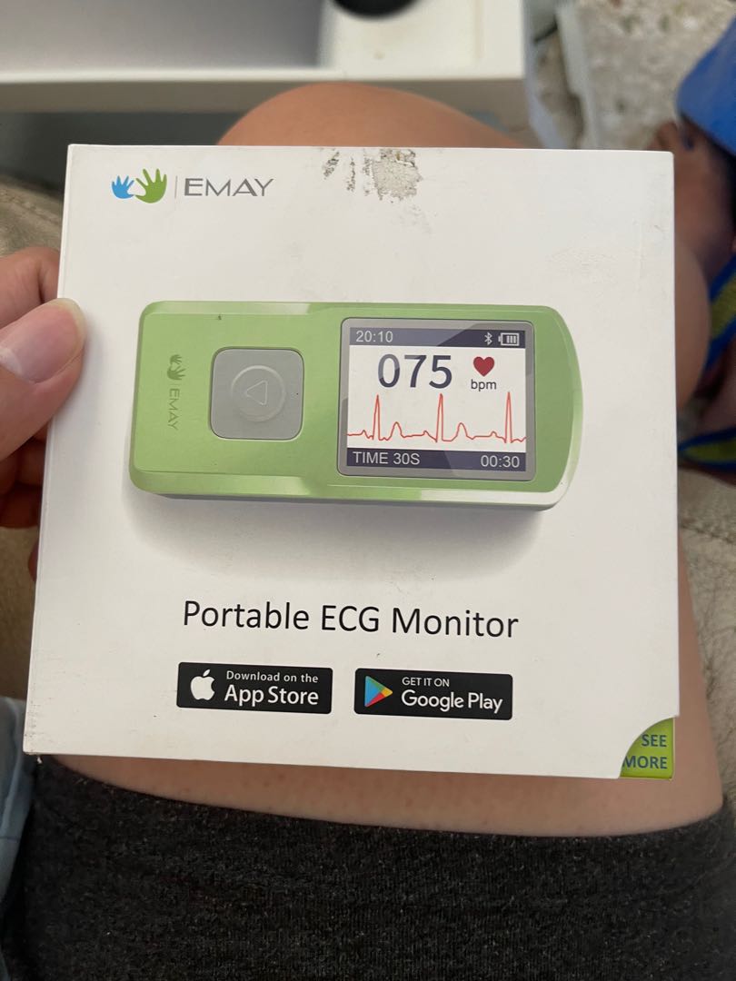 EMAY Portable ECG Monitor, Health & Nutrition, Health Monitors