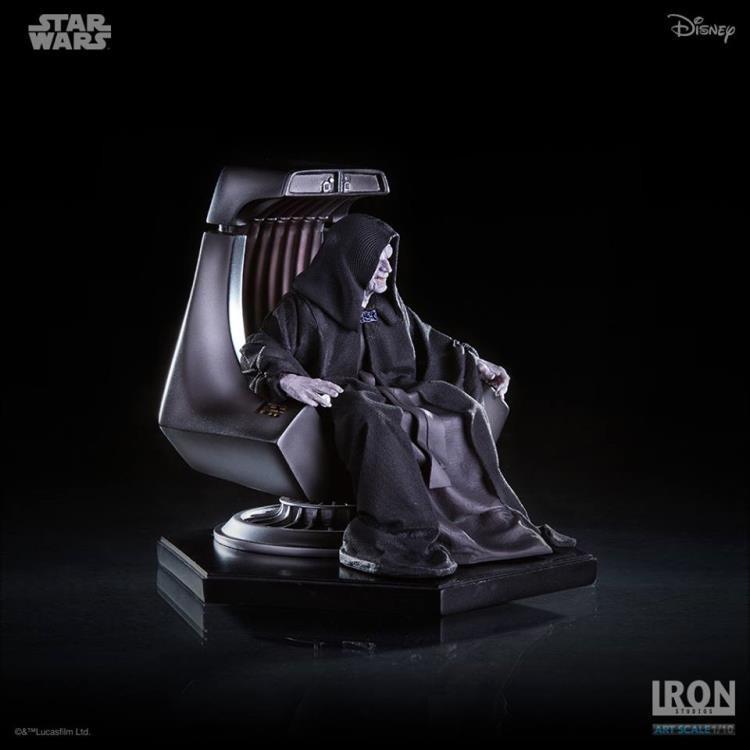 Emperor Palpatine in Throne Chair Polystone Statue 1/10 Iron Studios