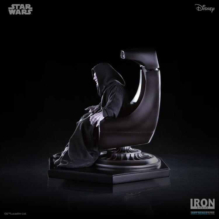 Emperor Palpatine in Throne Chair Polystone Statue 1/10 Iron Studios