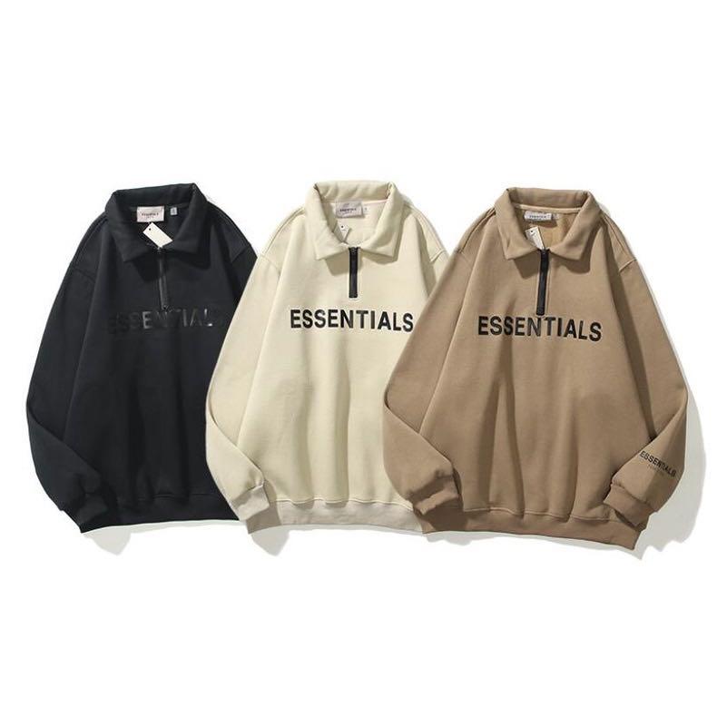 Essentials half discount zip pullover hoodie