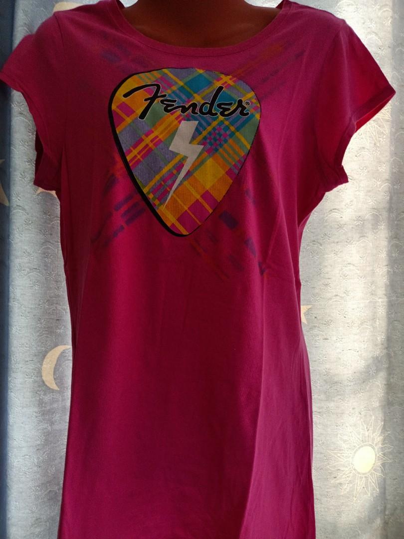 Fender US Brand Shirt (Category: Shirts) located in Pasig City. Submitted by smcmj_preloved (Listing ID 1128570106, Image 3). Description: Original Fender US Brand Pink Printed Shirt. XL, US RFS: Decluttering please take. note: this is pre-owned. expect signs of usage NO RETURN NO EXCHANGE OF ITEMS MOP: Gcash only.