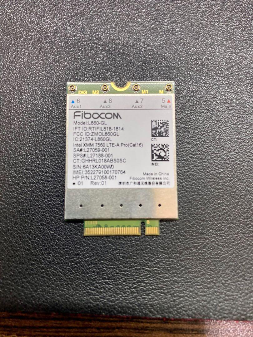 Fibocom L860-GL 4G LTE Module 4G Card For HP Elitebook X360 830 840 850 ...