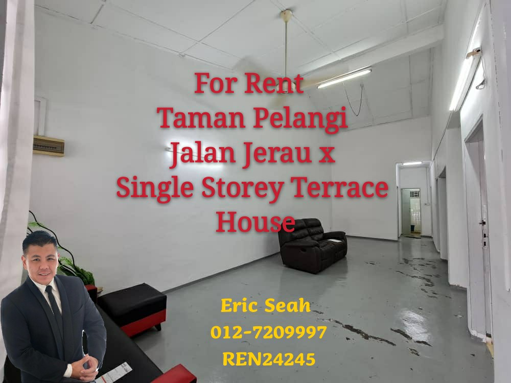 For Rent (JY) Taman Pelangi, Jalan Jerau x Single Storey Terrace