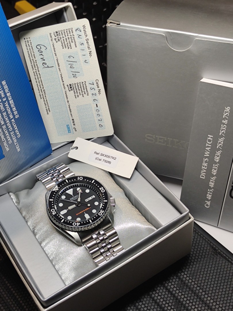 For Sale Seiko SKX007k2 Men s Fashion Watches Accessories