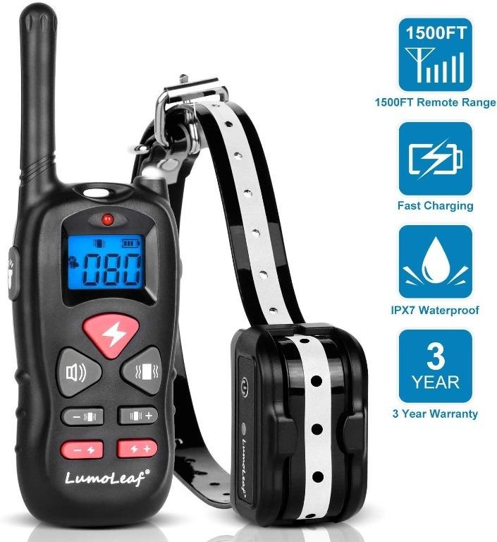 G073 LumoLeaf Dog Training Collar Waterproof USB Rechargeable Dog