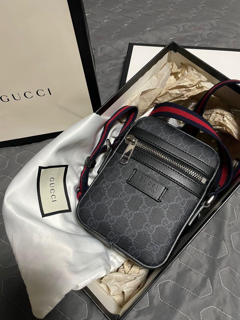 Gucci Man Sling Brown, Men's Fashion, Bags, Sling Bags on Carousell