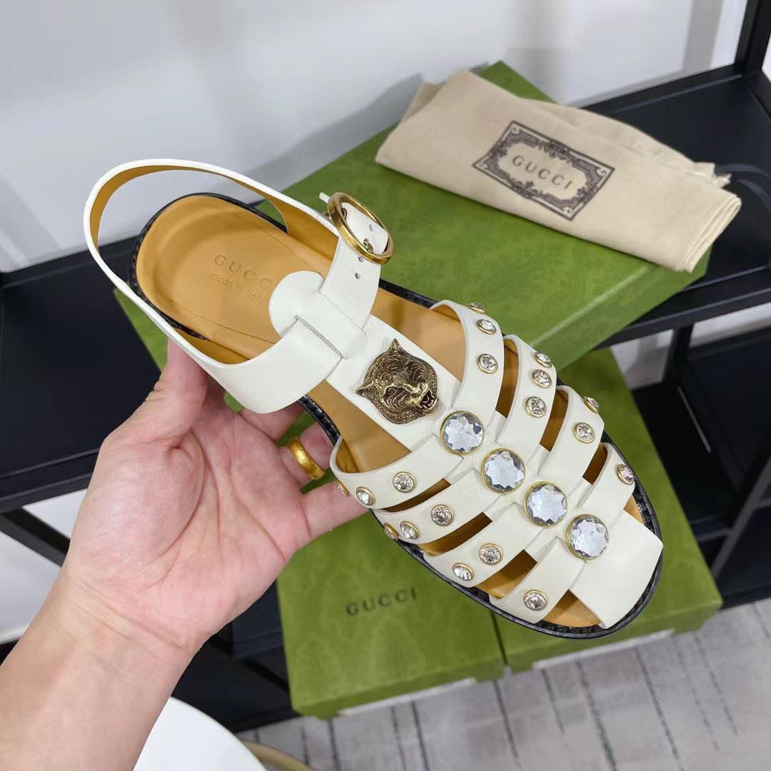 Gucci Sandals with crystal Luxury Sneakers Footwear on Carousell