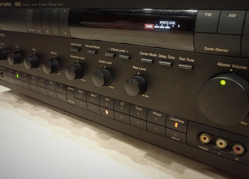 Harman Kardon AVR30 AV Amplifier (Made in Japan), Audio, Soundbars