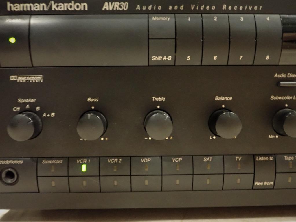 Harman Kardon AVR30 AV Amplifier (Made in Japan), Audio, Soundbars