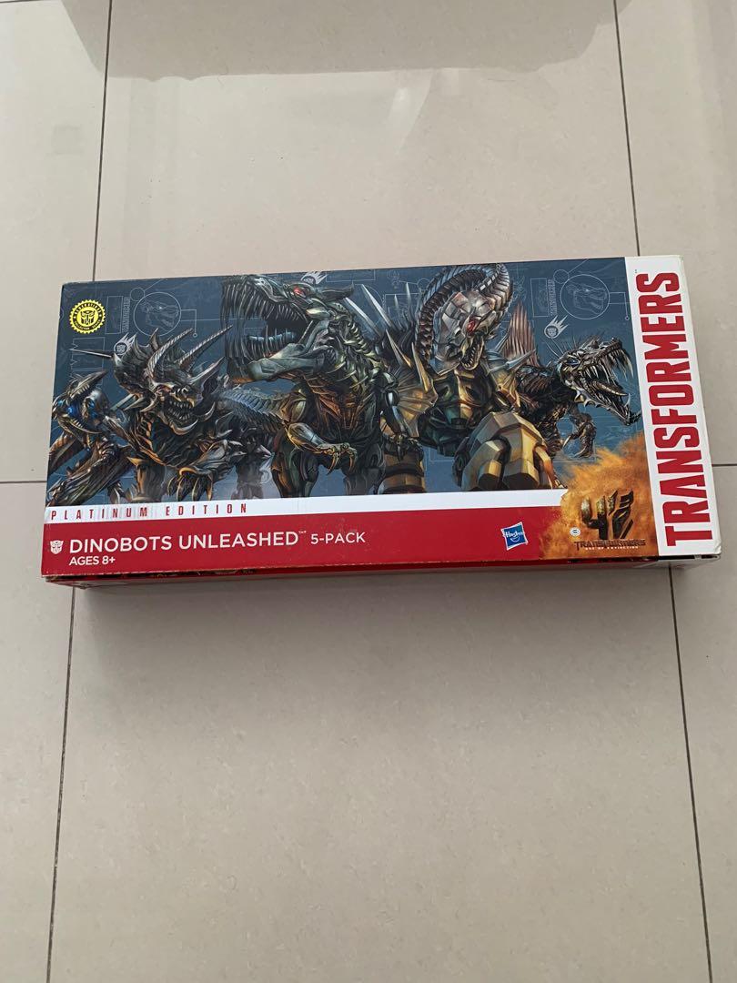 Hasbro transformers dinobot unleashed 5 pack (platinum edition) plus