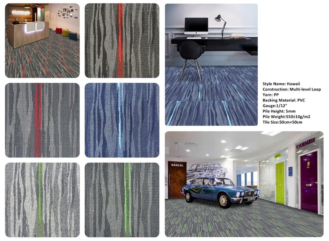 Hawaii Carpet Tiles, Furniture & Home Living, Home Decor, Carpets, Mats