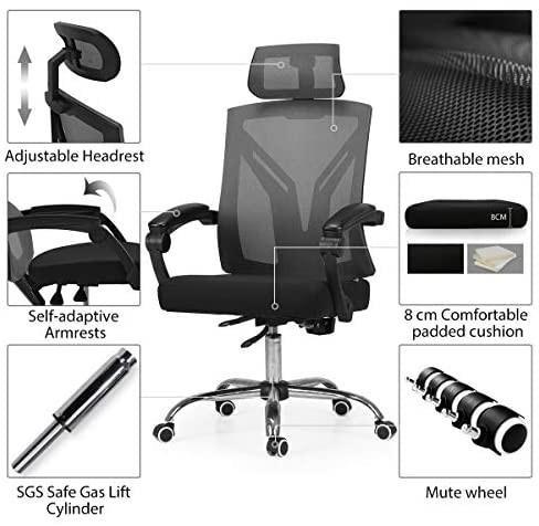 Hbada ergonomic 2025 8hr high back