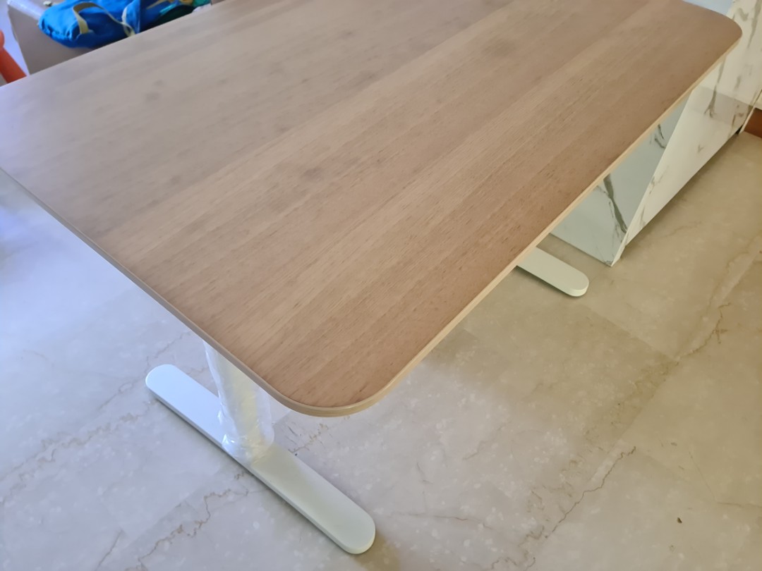 IKEA BEKANT Height Adjustable Desk, Furniture & Home Living, Furniture