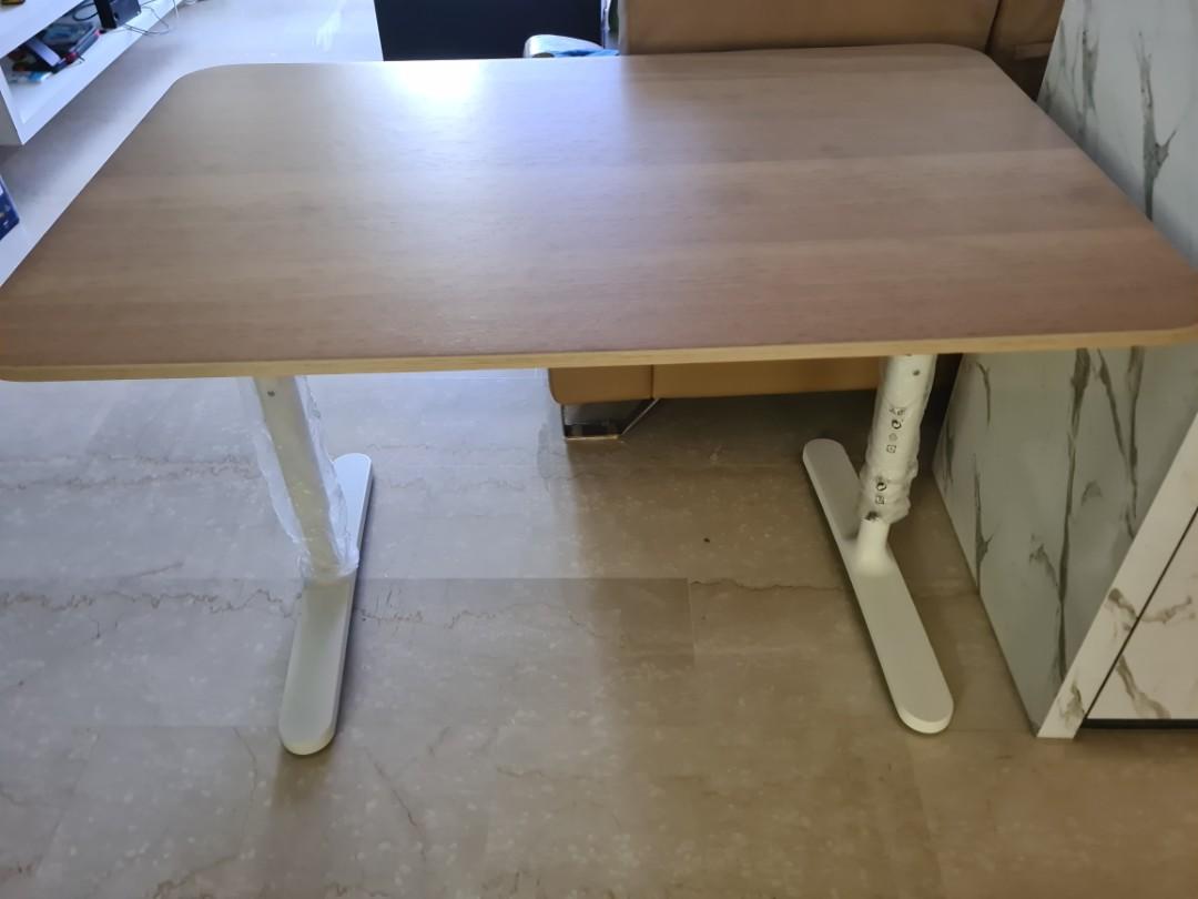 IKEA BEKANT Height Adjustable Desk, Furniture & Home Living, Furniture