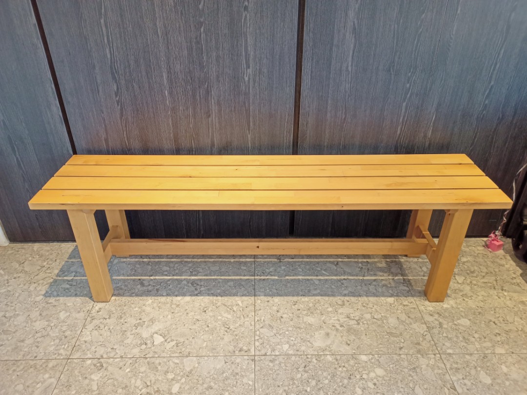 IKEA bench, Furniture & Home Living, Furniture, Chairs on Carousell