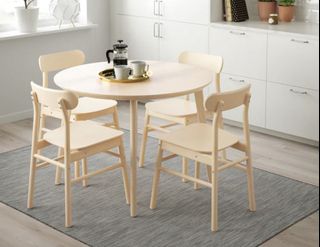 IKEA LISABO ROUND DINING TABLE