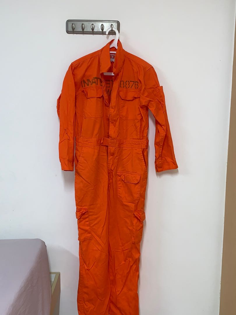 Inmate Jumper Suit, Men's Fashion, Coats, Jackets and Outerwear on ...