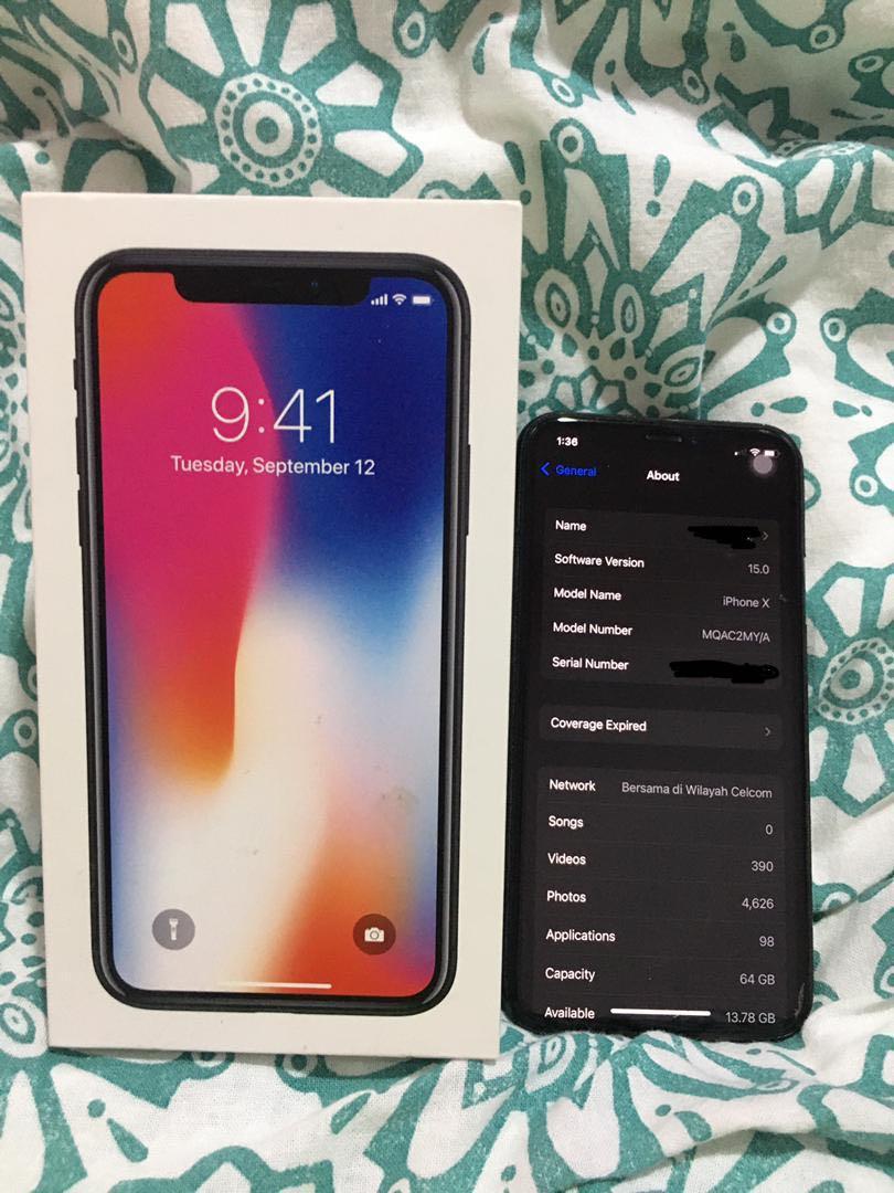 iPhone X 64GB & iPhone 7 128GB (Combo), Mobile Phones