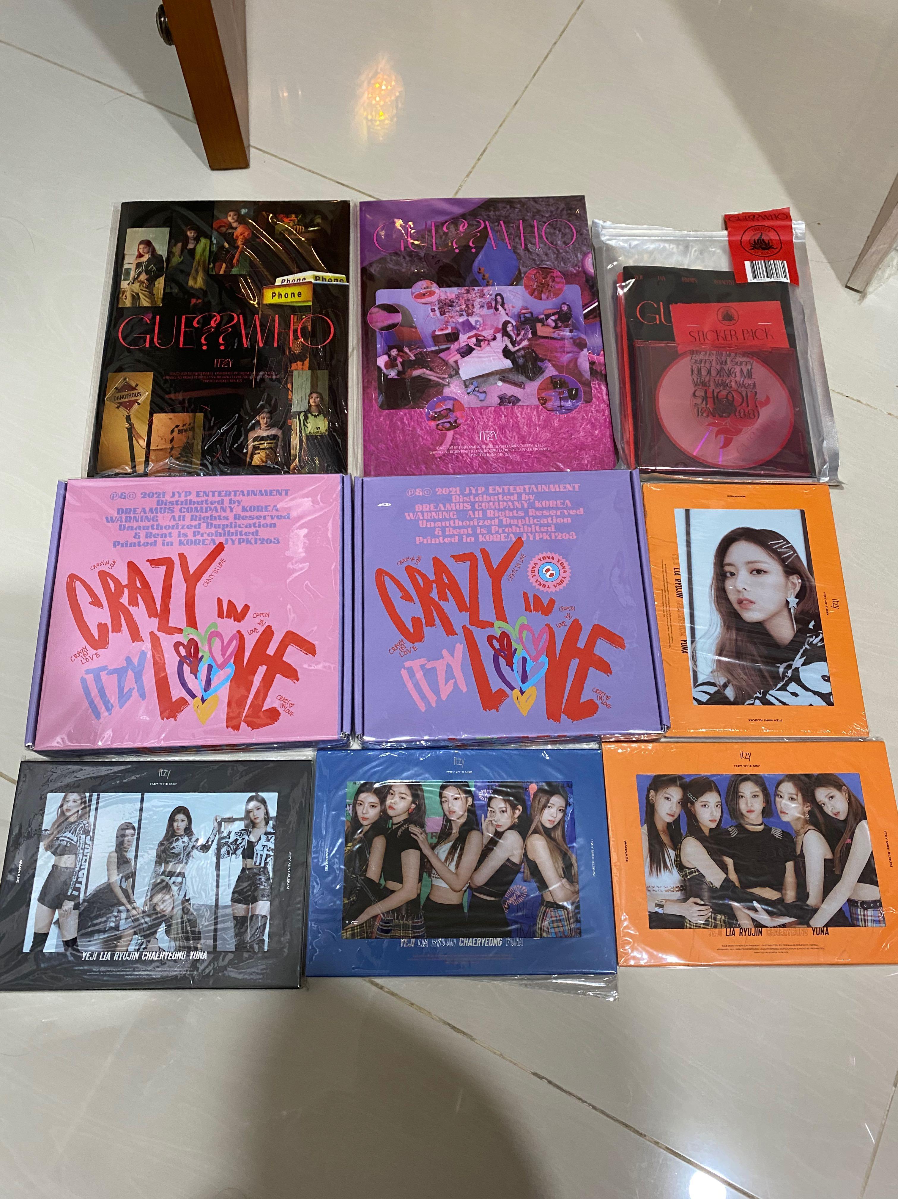 Itzy Album Clearance, Hobbies & Toys, Collectibles & Memorabilia, K-Wave on  Carousell