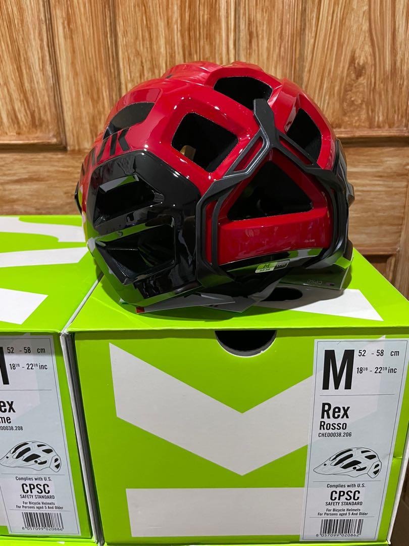 Kask Rex MTB Bike helmet Medium Red (Category: Bicycles) located in Mandaluyong City. Submitted by emes9 (Listing ID 1128644373, Image 3). Description: Brand New Kask Rex MTB helmet with multiposition visor. Rex has optimum airflow with 20 perfectly placed vents Can mount a Gopro vid cam. Made in Italy.