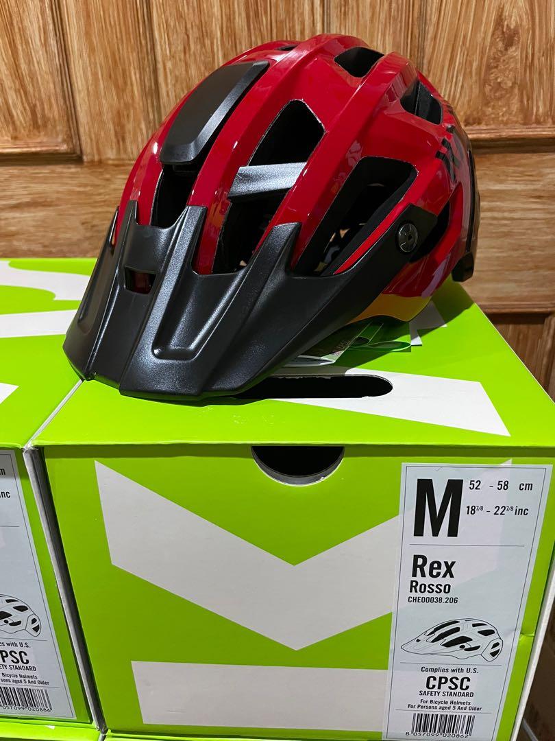 Kask Rex MTB Bike helmet Medium Red (Category: Bicycles) located in Mandaluyong City. Submitted by emes9 (Listing ID 1128644373, Image 2). Description: Brand New Kask Rex MTB helmet with multiposition visor. Rex has optimum airflow with 20 perfectly placed vents Can mount a Gopro vid cam. Made in Italy.