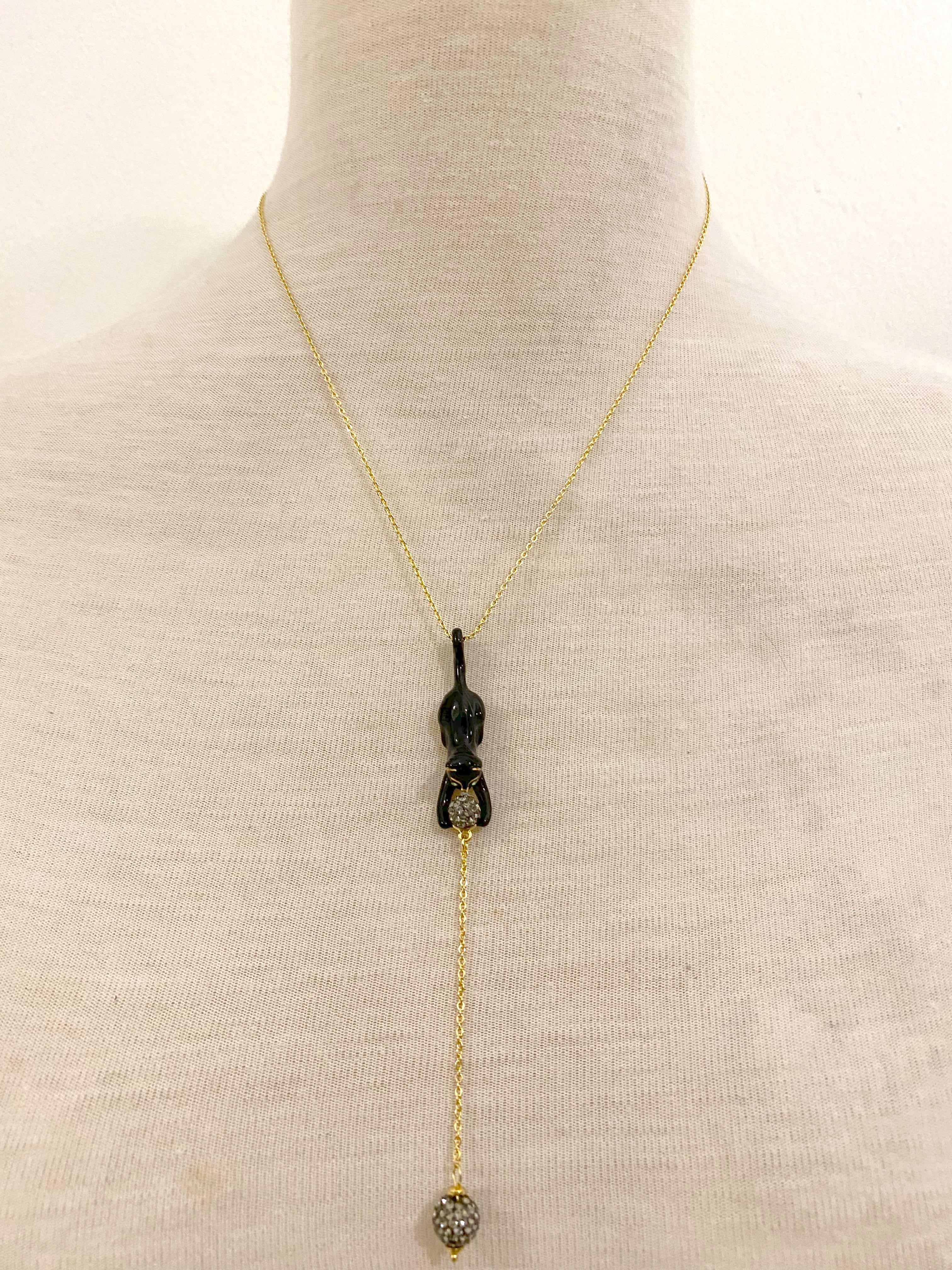 Kate spade cat necklace online