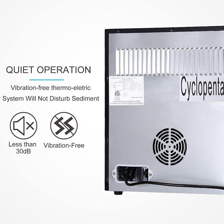 KUPPET BCW48A 16 Bottles Thermoelectric Freestanding Wine Cooler