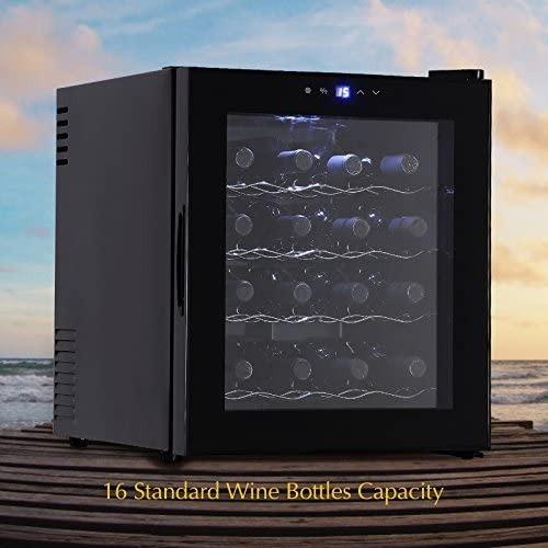 KUPPET BCW48A 16 Bottles Thermoelectric Freestanding Wine Cooler