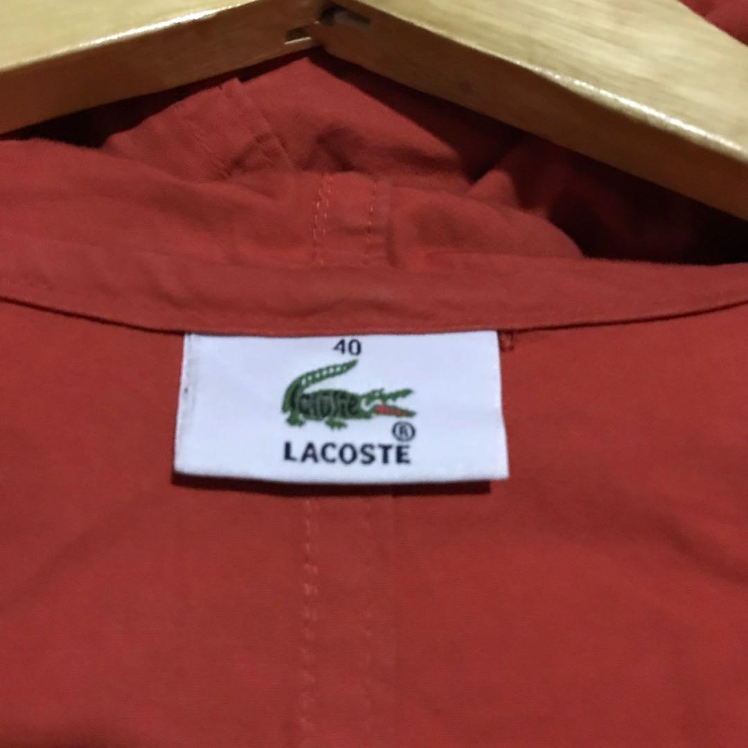 Lacoste Rain Jacket, Fesyen Pria 