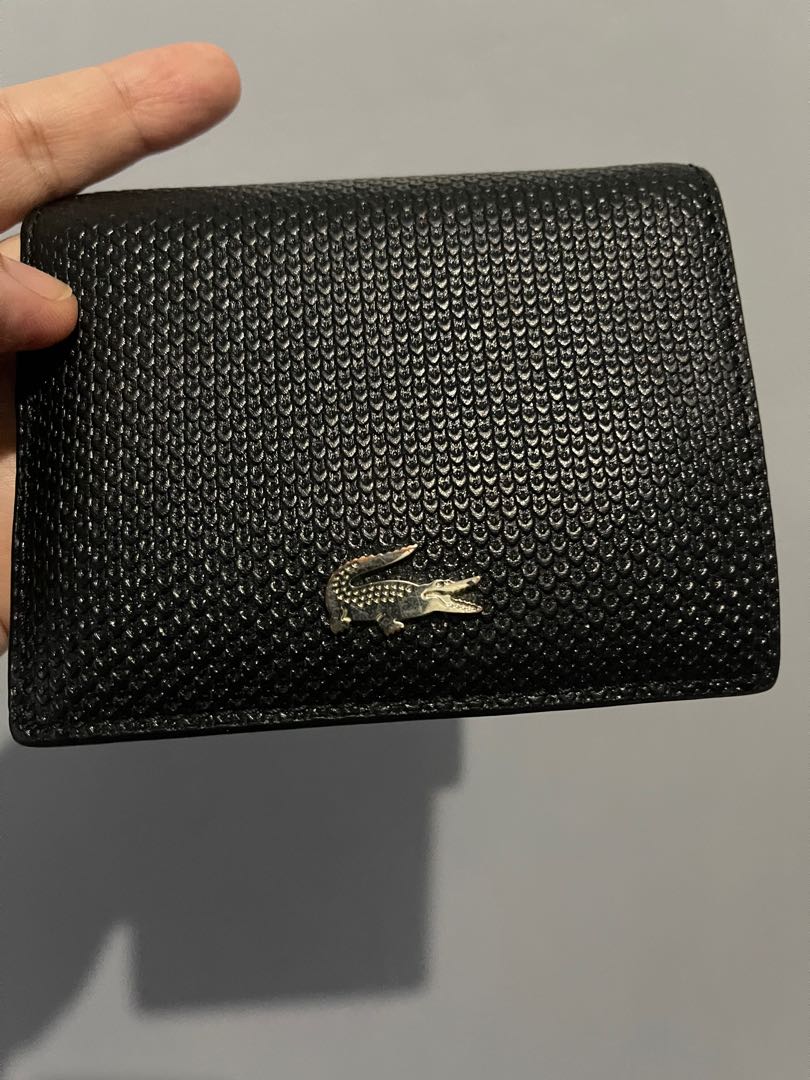 Lacoste wallet clearance black