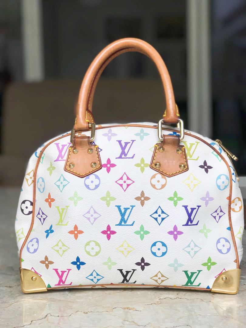 Louis Vuitton Multicolor Blanc Trouville Rainbow