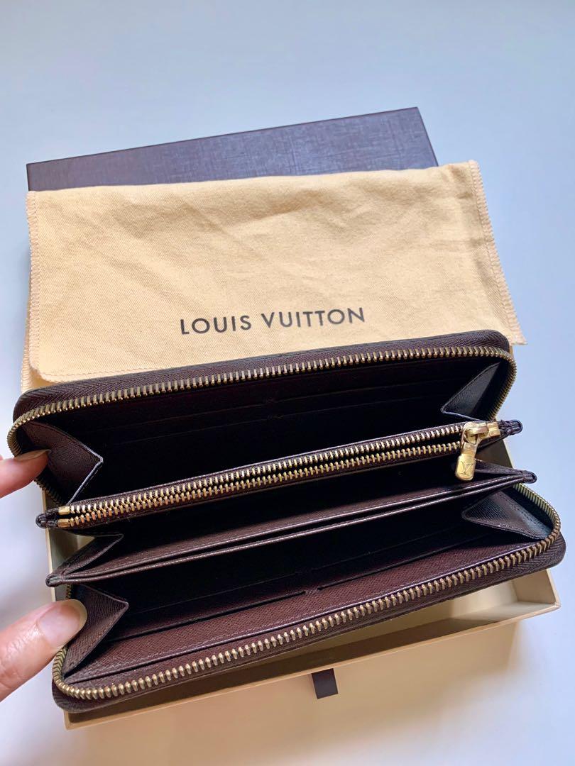 Louis Vuitton Zippy Wallet Rose Ballerine Damier Ebene