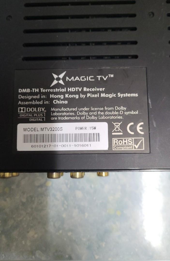Magic TV Box MTV3200S, 家庭電器, 電視 & 其他娛樂, 電視 Carousell
