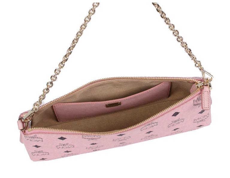 MCM, Bags, Mcm Millie Monogram Crossbody In Coralpink