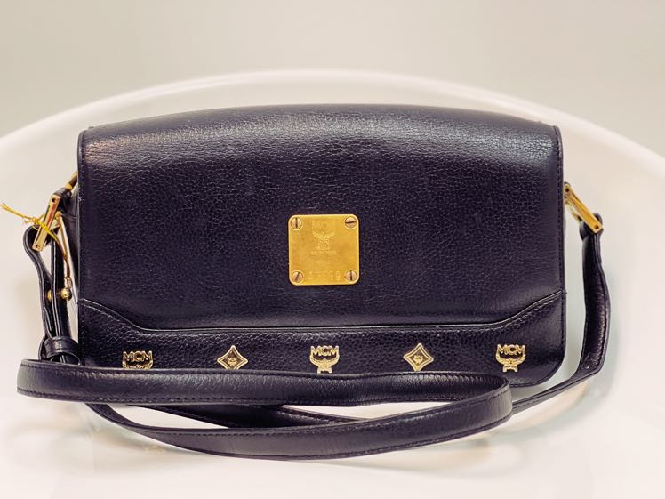 Mcm mini vintage crossbody best sale bag