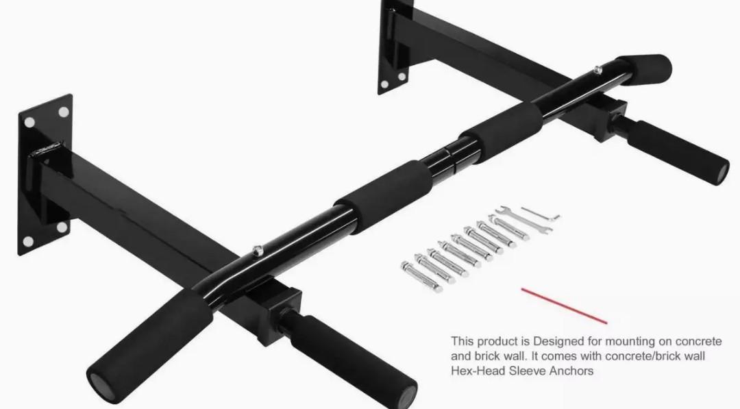 Multi hold wall mount pull up bar Sports Equipment Exercise Fitness Cardio Fitness Machines on Carousell