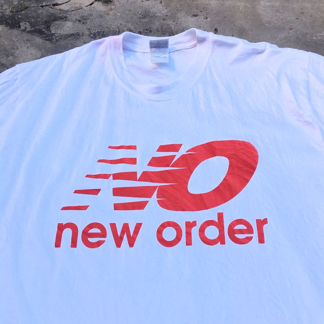New Order band shirt Joy Division bootleg, Men
