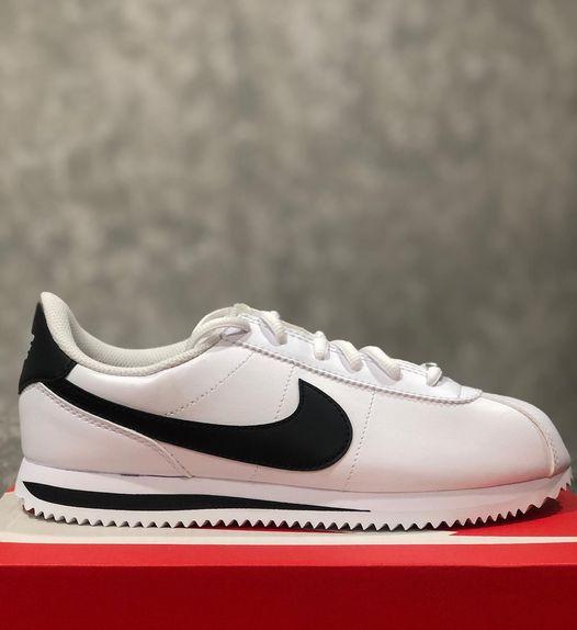 NIKE CORTEZ BLACK WHITE WOMENS Women s Fashion Footwear