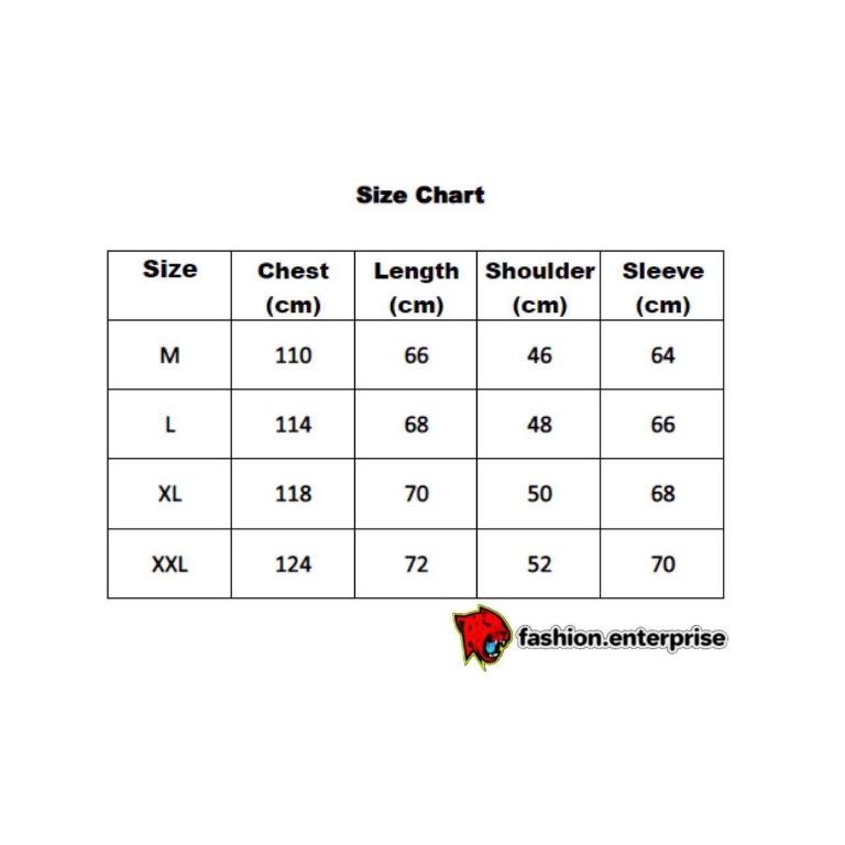 Nike pullover size chart 2025