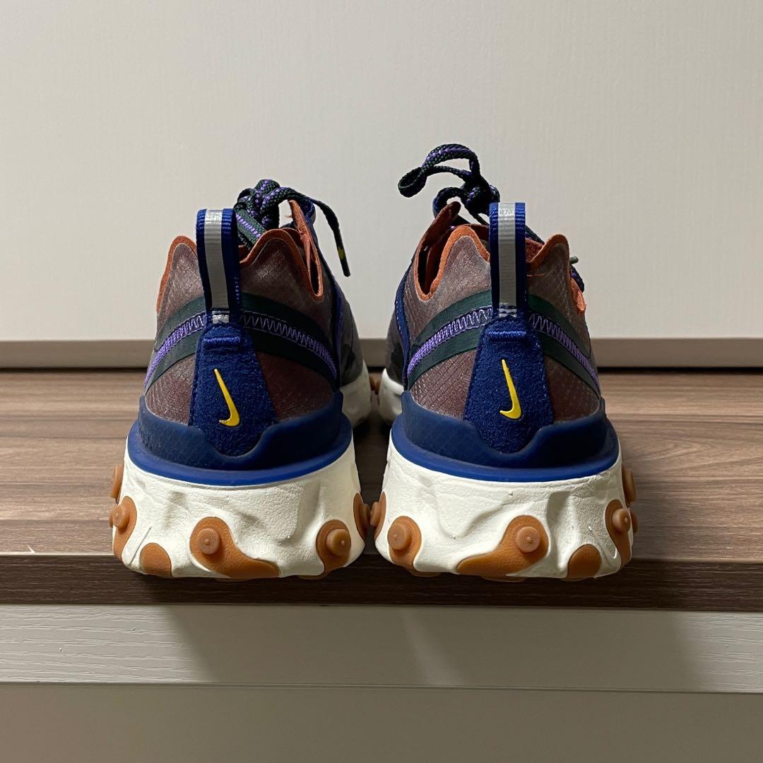 Nike React Elements 87 （分類：波鞋）位於 Hong Kong。 由 bisbisbis 提交（商品編號 1128533668，圖片 5）。簡介： 只穿過兩次，非常新淨，有盒 Colour: Dusty peach/Atmosphere grey Womens size: US7/UK4.5/EU38/24CM。
