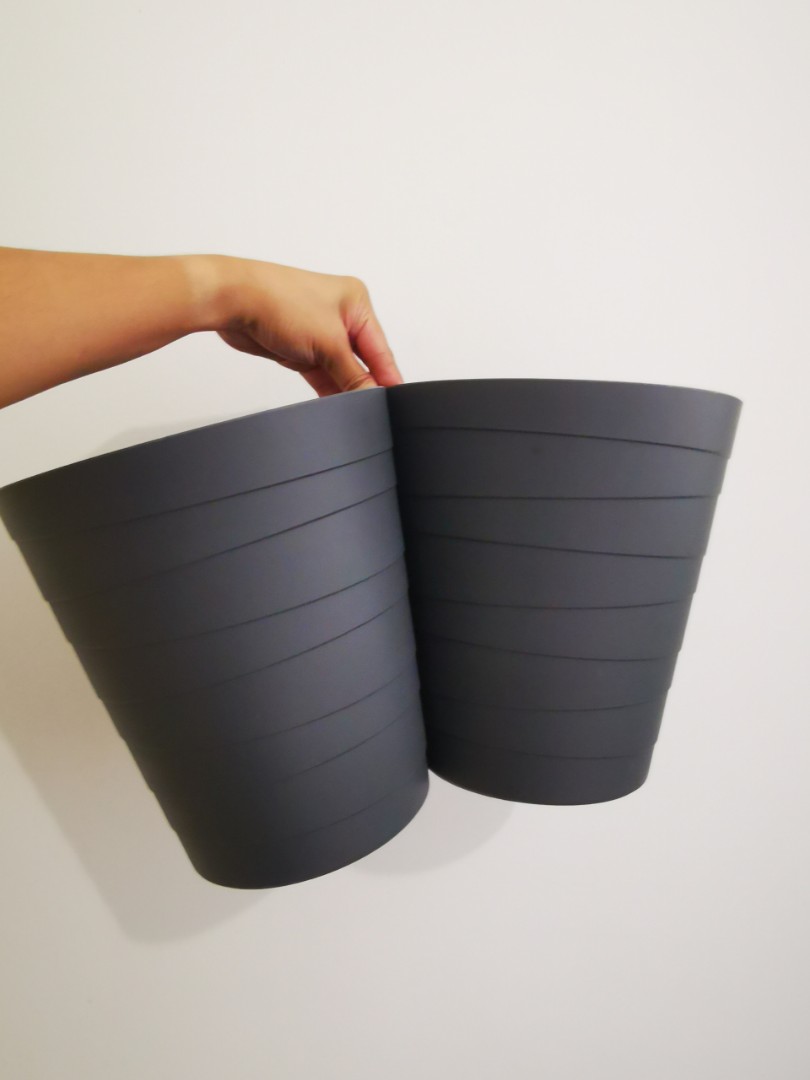 Nordic style waste bin /Pot, Furniture & Home Living, Cleaning