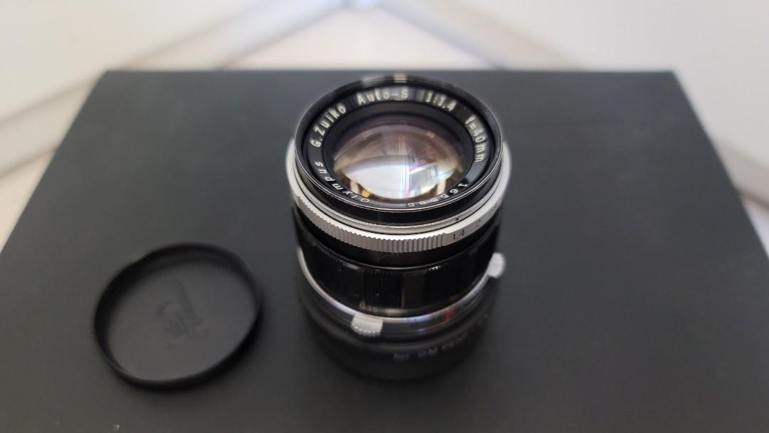 Olympus G.Zuiko Auto-S 40mm f1.4, 攝影器材, 鏡頭及裝備- Carousell