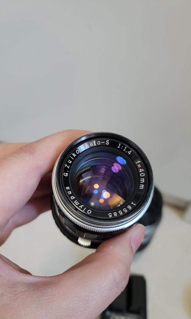 Olympus G.Zuiko Auto-S 40mm f1.4, 攝影器材, 鏡頭及裝備- Carousell